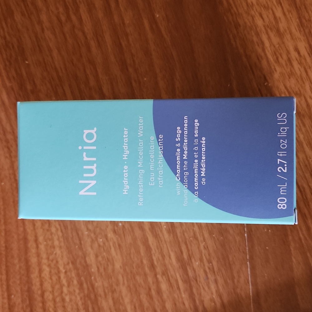Nuria Micellar Water cleanser